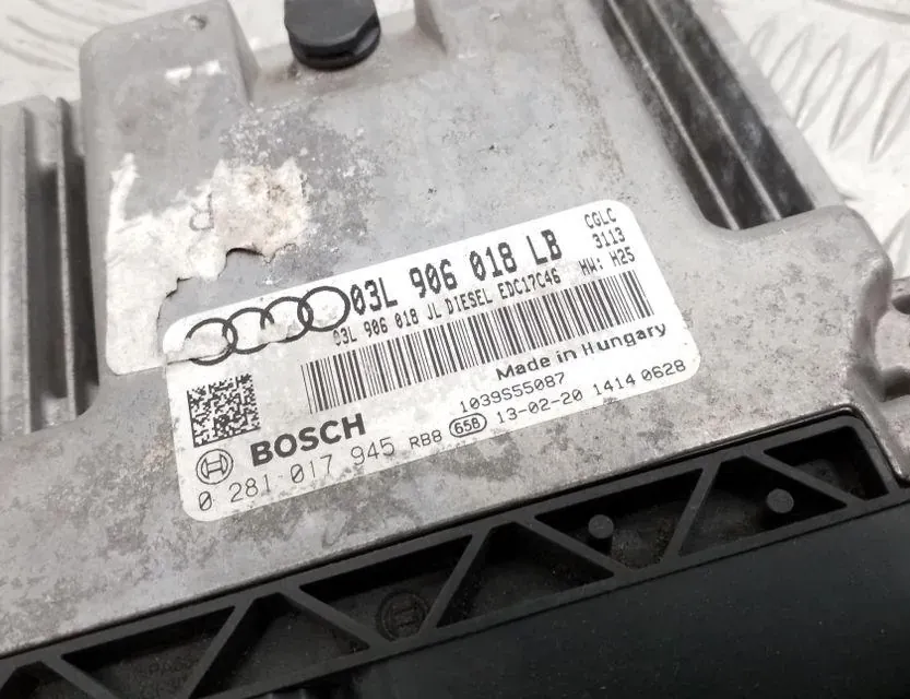 AUDI A6 C7/4G (2010-2020) Moottorin ohjausyksikkö ECU EDC17C46,03L906018LB,03L906018JL 34736386