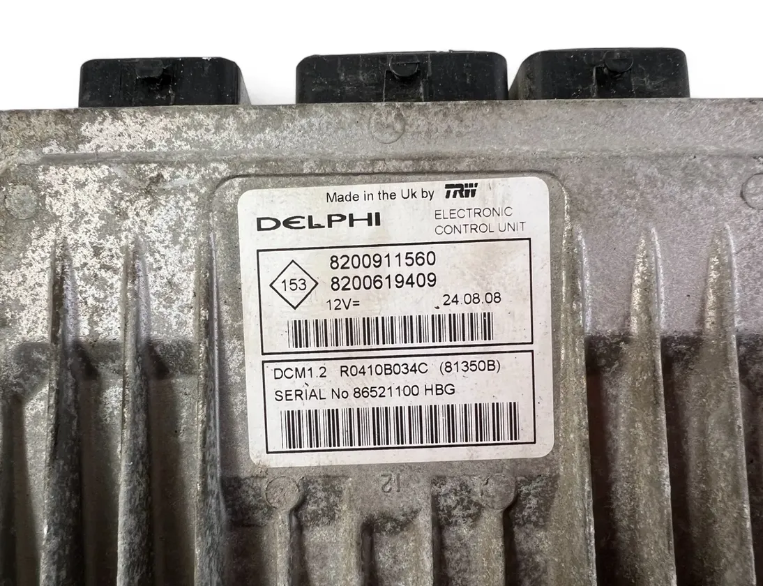 RENAULT Megane 2 generation (2002-2012) Moottorin ohjausyksikkö ECU 8200619409,8200911560 32065405