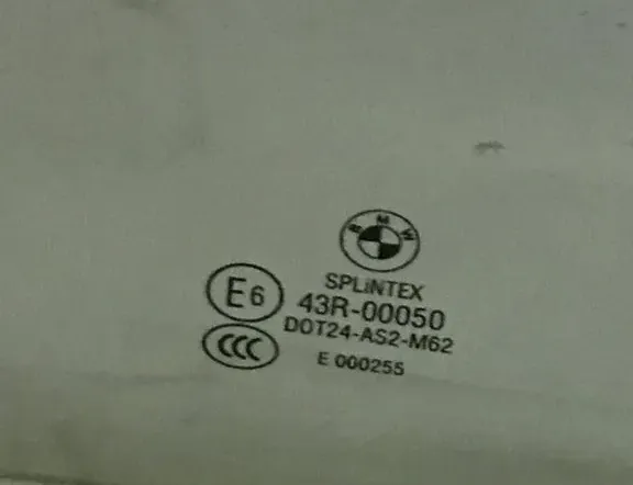 BMW 5 Series E60/E61 (2003-2010) Oikean etuoven lasi 43R00050,DOT24AS2M62,E000255 35385982