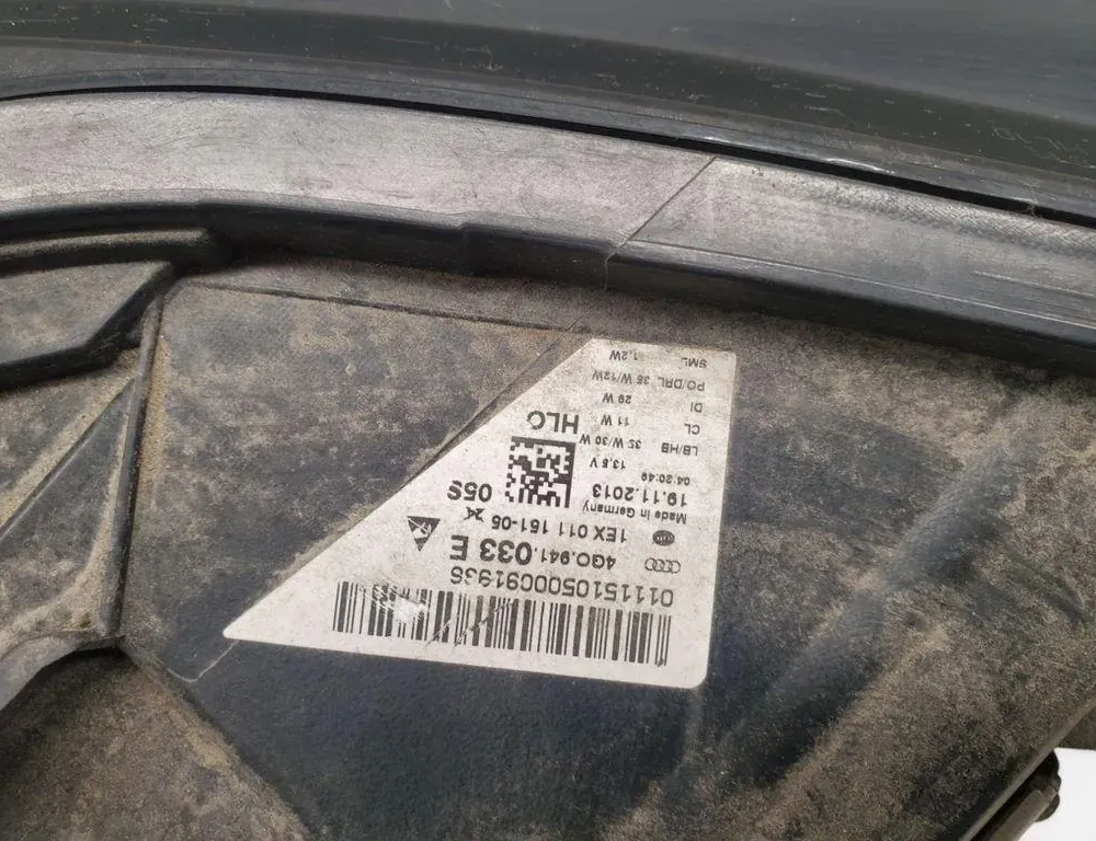 AUDI A6 C6/4F (2004-2011) Oikea etuvalo 4G0907697F,4G0941033E 33454477