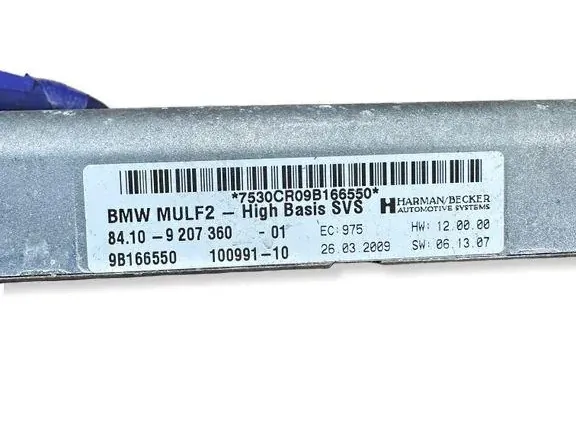 BMW X5 E70 (2006-2013) Bluetooth-ohjausyksikkö 9207360 34573169