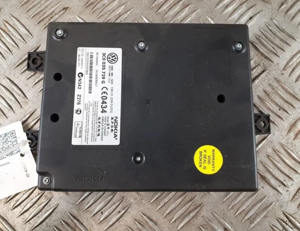 VOLKSWAGEN Passat B7 (2010-2015) Puhelimen ohjausyksikkö 3C0035729 31592097