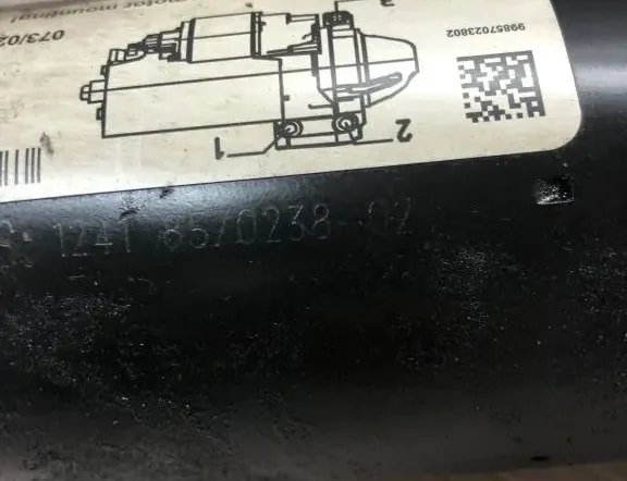 BMW 5 Series F10/F11 (2009-2017) Käynnistysmoottori 8570238 34995684