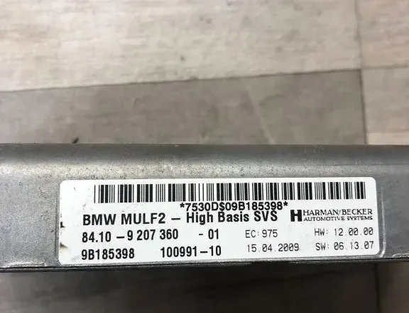 BMW 7 Series F01/F02 (2008-2015) Bluetooth-ohjausyksikkö 9B185398,9207360,10099110 34996235
