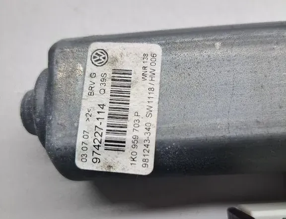 VOLKSWAGEN Passat B6 (2005-2010) Vasemman etuoven ikkunansäädin 1K0959703P,974227114,981243340 34996527