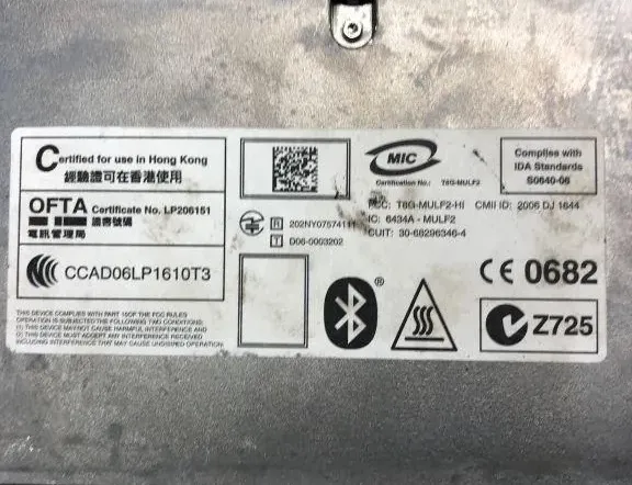 BMW 3 Series E90/E91/E92/E93 (2004-2013) Bluetooth-ohjausyksikkö LP206151,CCAD06LP1610T3,D060003202 34995895