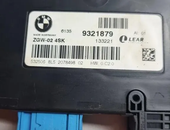 BMW 5 Series F10/F11 (2009-2017) Muut ohjausyksiköt ZGW024SK,133221,9321879 34996462