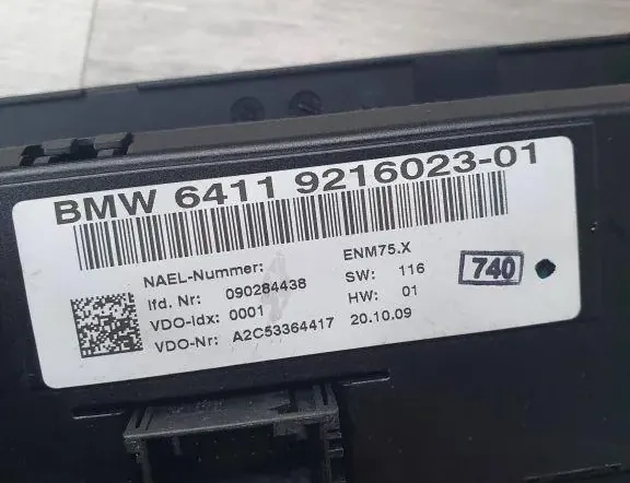 BMW 3 Series E90/E91/E92/E93 (2004-2013) Muut ohjausyksiköt 9216023,090284438,A2C53364417 34996422