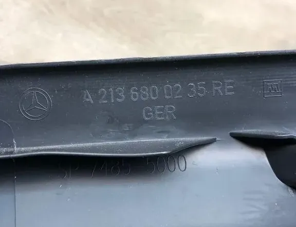 MERCEDES-BENZ E-Class W213/S213/C238/A238 (2016-2024) Oikea etukynnysverhoilu A2136800235,74855000 34994624