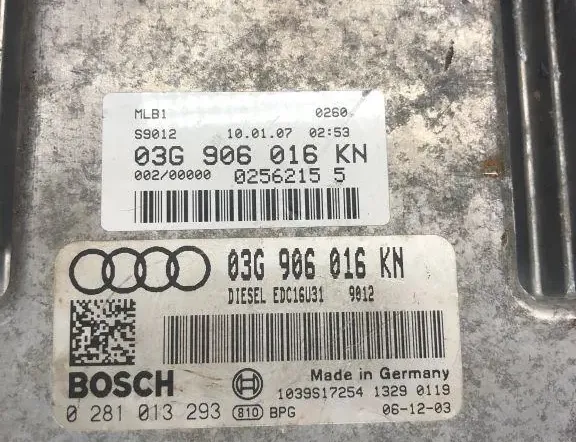 AUDI A4 B8/8K (2011-2016) Moottorin ohjausyksikkö ECU 03G906016KN,1039S17254,0281013293 34996435