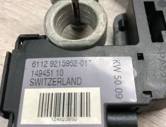 BMW 3 Series E90/E91/E92/E93 (2004-2013) Negatiivinen akun kaapeli 34996509