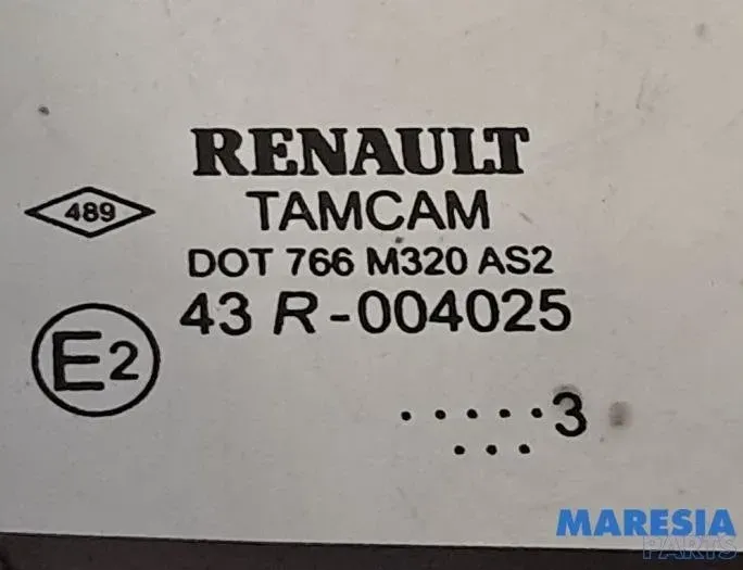 RENAULT Clio 4 generation (2012-2020) Oikea takaikkuna 802621044,802621044R 28466507