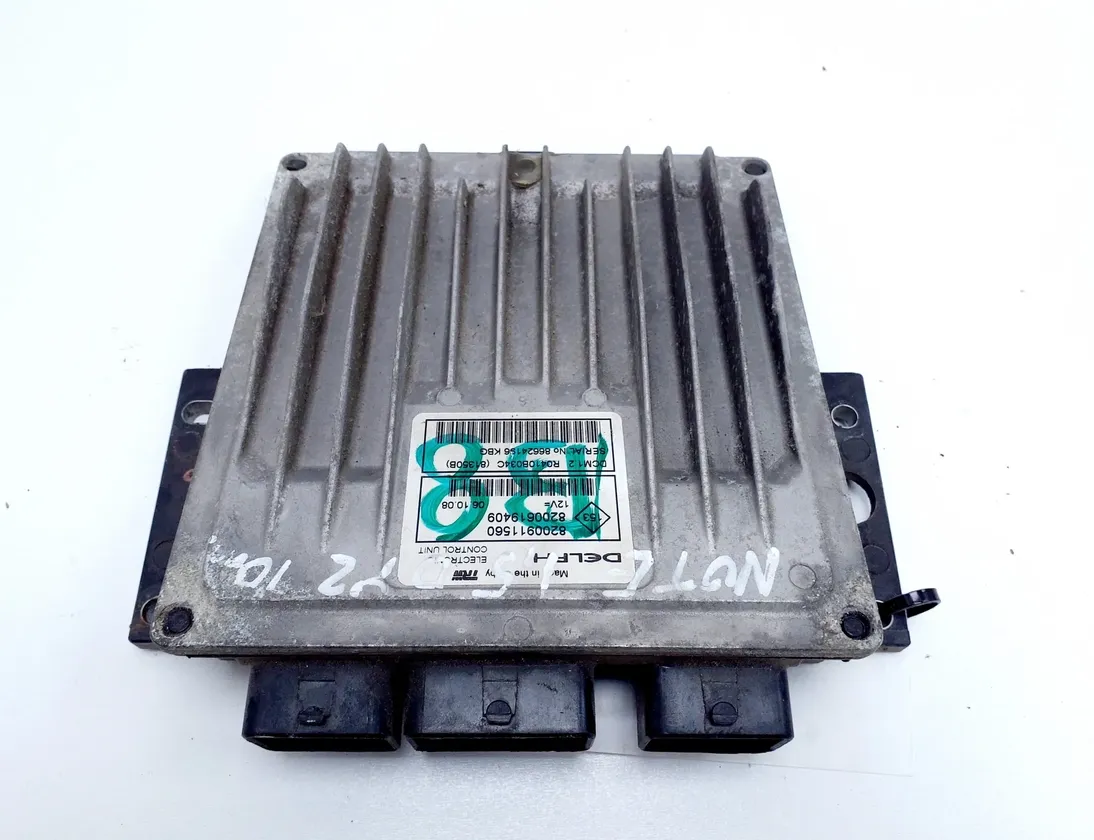 NISSAN Note 1 generation (2005-2014) Moottorin ohjausyksikkö ECU 8200911560,8200619409,86624196KBG 3627890
