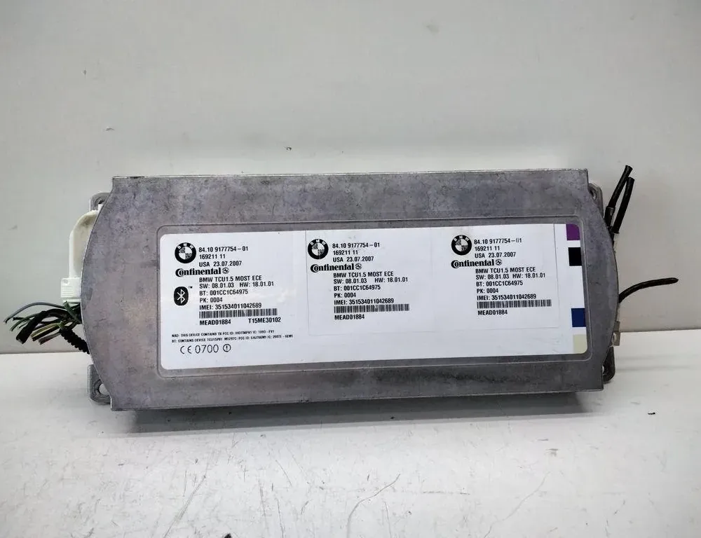 BMW 3 Series E90/E91/E92/E93 (2004-2013) Bluetooth-ohjausyksikkö 9177754 33700535
