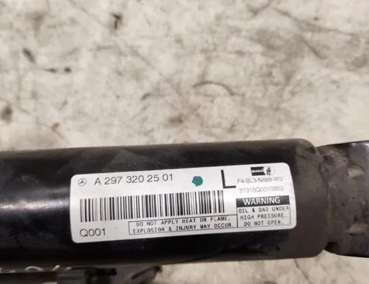 MERCEDES-BENZ EQS 1 generation (2021-2023) Edessä vasen pneumaattinen iskunvaimennin A2973202501,A2974210300,B4LF1Z005A68 34993365