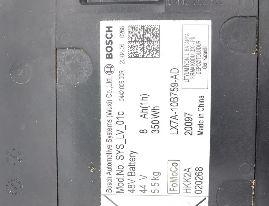 FORD Fiesta 7 generation (2017-2024) Akku LX7A10B759AD 34208153