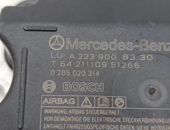 MERCEDES-BENZ EQS 1 generation (2021-2023) SRS-ohjausyksikkö A2239008330,A2239029622 34988753