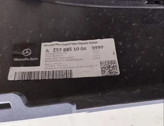 MERCEDES-BENZ EQS 1 generation (2021-2023) Etupuskuri A2978851004,A2978850704 34994922