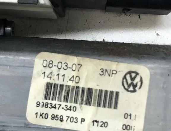 VOLKSWAGEN Variant VII TDI (2014-2024) Vasemman takaoven ikkunan ohjausmoottori 1K0959703P 30586625