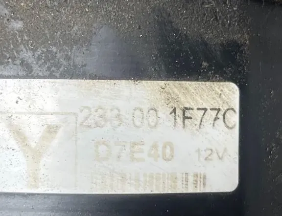 NISSAN Note 1 generation (2005-2014) Käynnistysmoottori 233001F77C 33826740