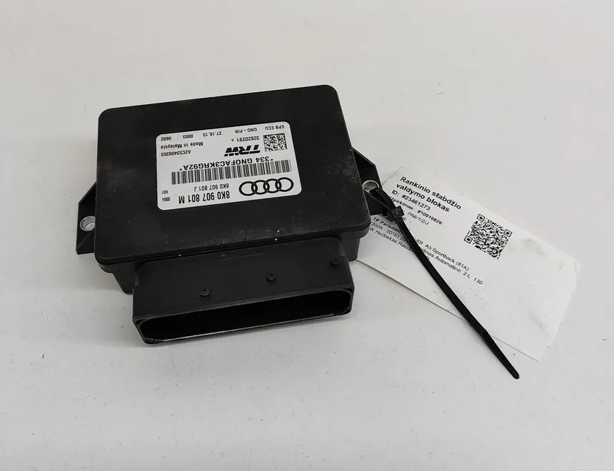 AUDI A5 Sportback 8T (2009-2011) Käsijarrun ohjausyksikkö 8K0907801J,A2C53406353,8K0907801M 23461273