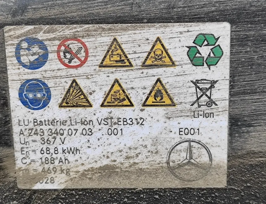 MERCEDES-BENZ EQB 1 generation (2021-2023) Akku A2433400703,A7893404428 24674432