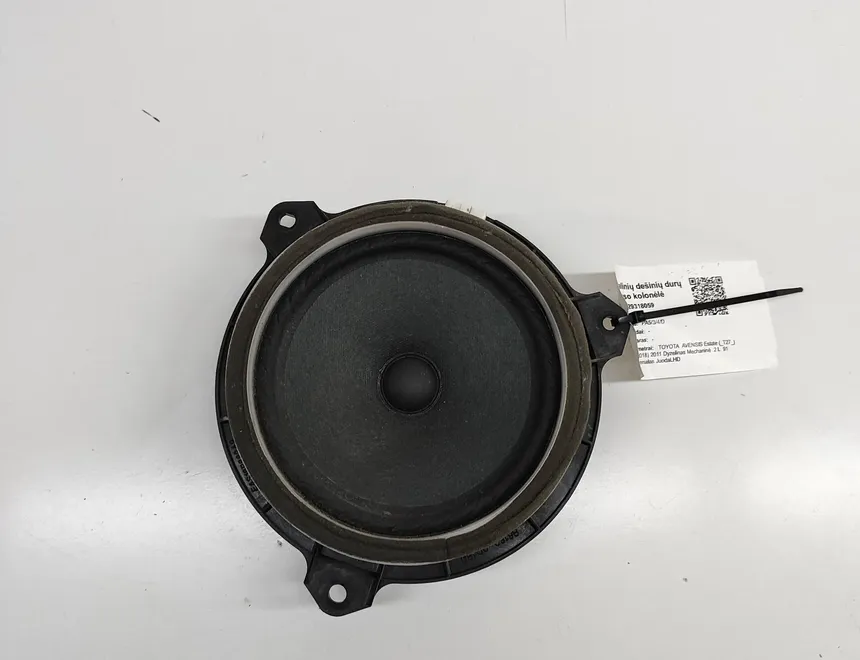TOYOTA Avensis 3 generation (2009-2020) Oikean takaoven äänikaiutin 86160-0D180 29318059