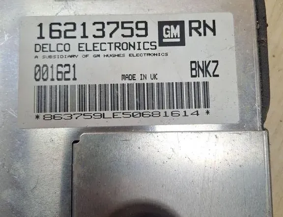 OPEL Tigra 1 generation (1994-2000) Moottorin ohjausyksikkö ECU 16213759 34896624