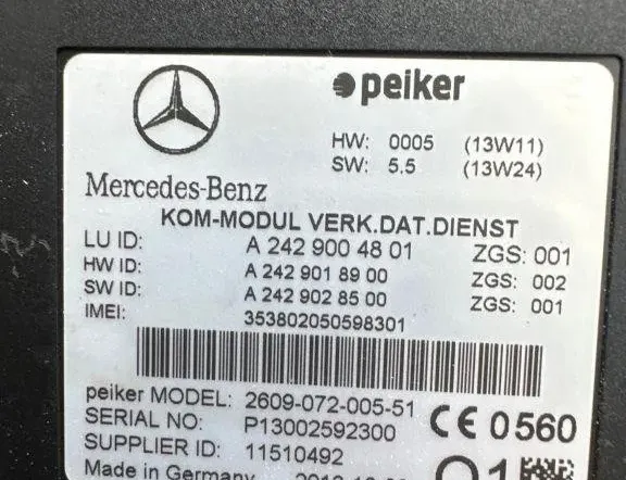 MERCEDES-BENZ C-Class W204/S204/C204 (2004-2015) Muut ohjausyksiköt A2429028500,A2429004801 30522224