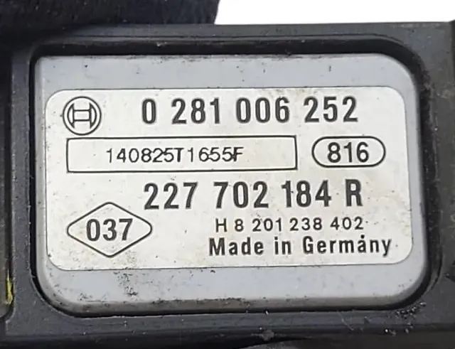 RENAULT Trafic 3 generation (2014-2023) DPF paineanturi 0281006252 33477541
