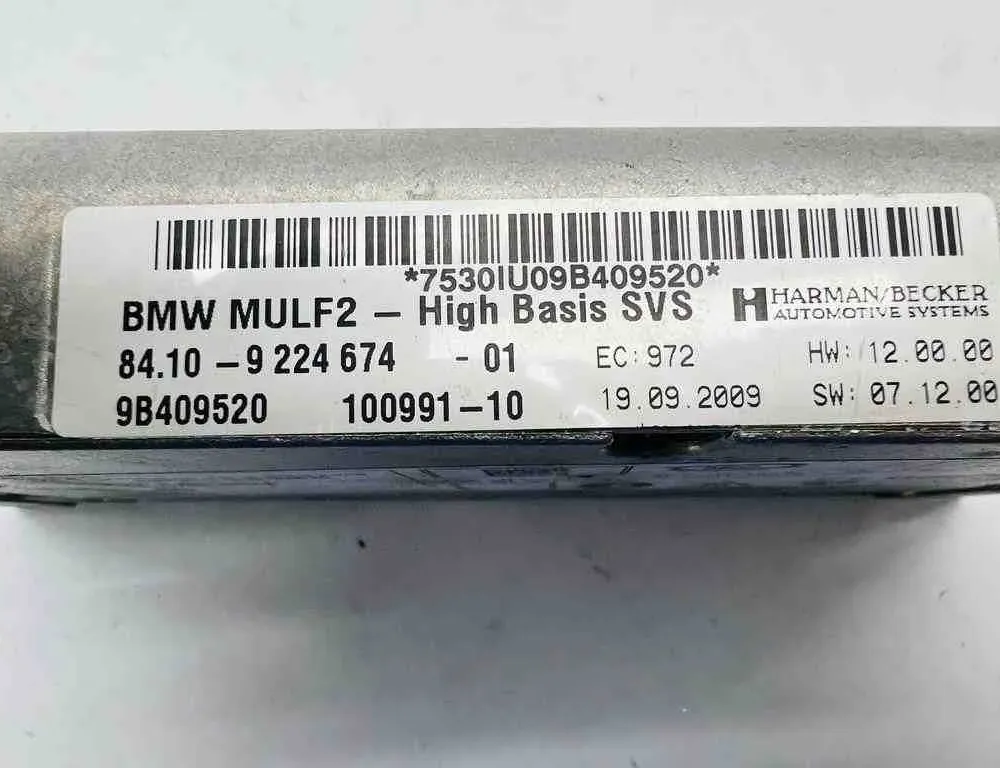 BMW 5 Series F10/F11 (2009-2017) Bluetooth-ohjausyksikkö 10099110,9224674,9B409520,75301U09B409520 32736982