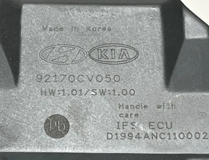 KIA EV6 1 generation (2021-2023) Ajovalojen ohjausyksikkö D1094ANC110002,HW101SW100,92170CV050 27250469