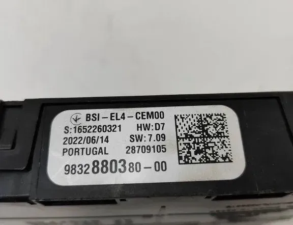 CITROËN Berlingo 3 generation (2018-2024) Comfort-ohjausyksikkö 1652260321,9832880380 30546381