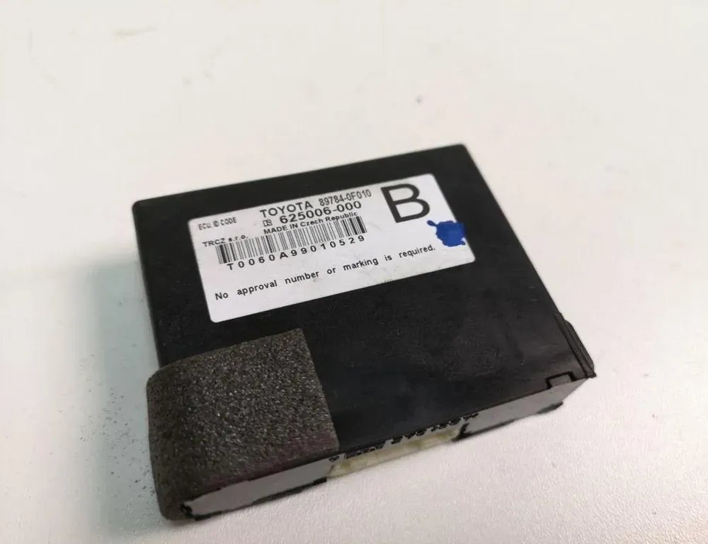 TOYOTA Verso 1 generation (2009-2015) Muut ohjausyksiköt 897840F010 34939309