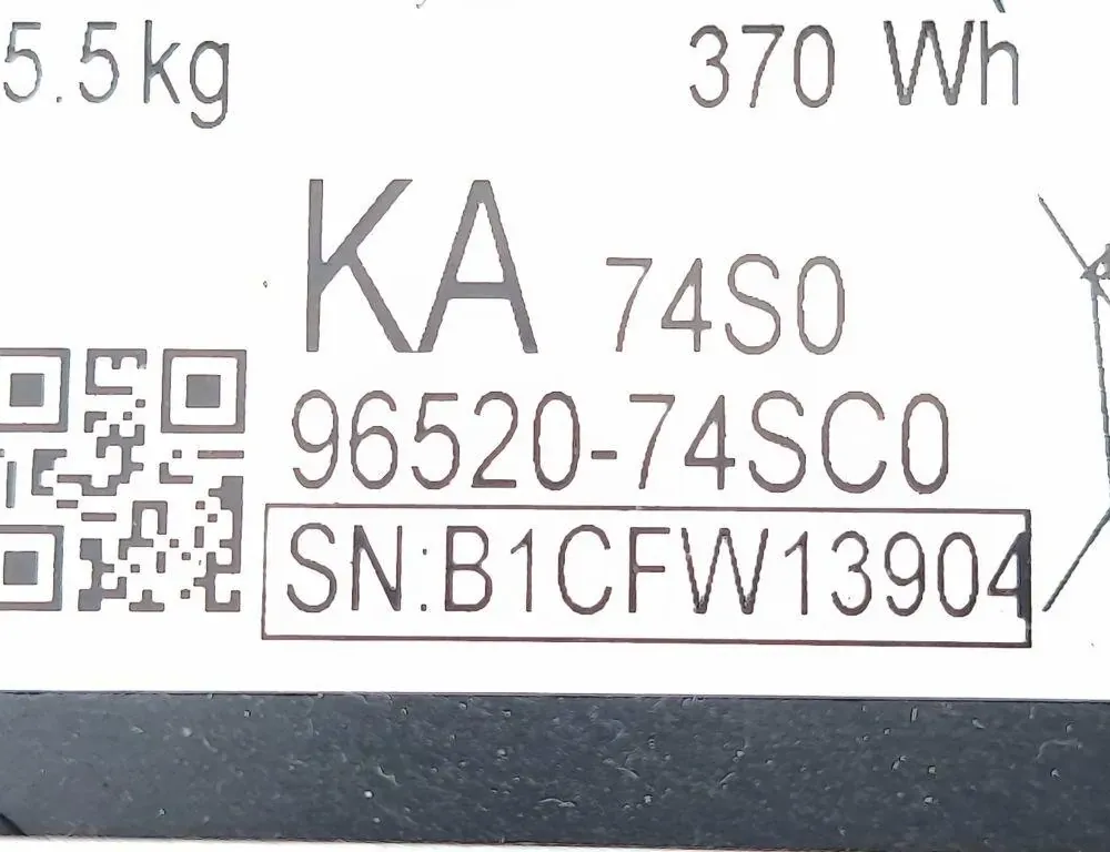 SUZUKI Vitara 2 generation (2014-2023) Akku 9652074sc0 34464675