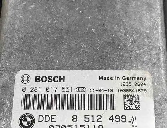 BMW 1 Series E81/E82/E87/E88 (2004-2013) Moottorin ohjausyksikkö ECU 0281017551,8512499,030515118,1039S41579 32460888