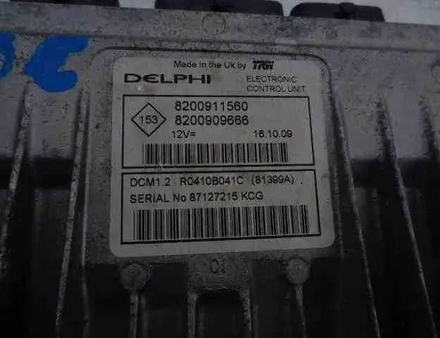 RENAULT Kangoo 2 generation (2007-2021) Moottorin ohjausyksikkö ECU 8200911560 32473603
