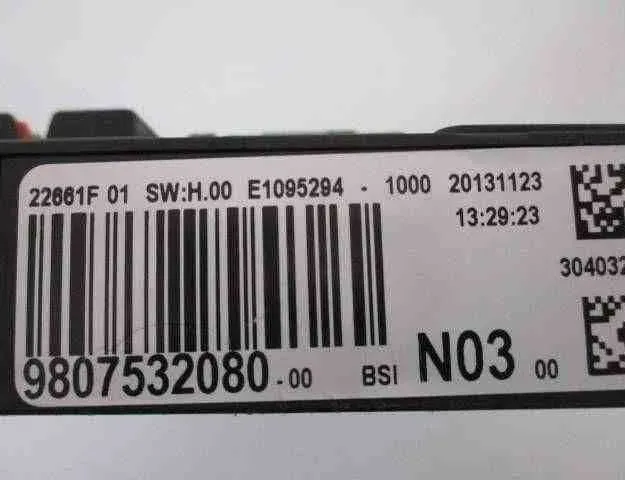 PEUGEOT 208 Peugeot 208 (2012-2015) Comfort-ohjausyksikkö 9807532080 32480238