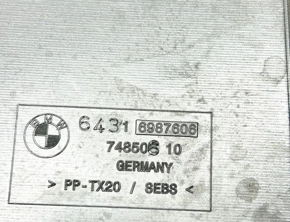 BMW 5 Series F10/F11 (2009-2017) Etupyyhkijän kopan koristelista 74850610,6987606 34704115